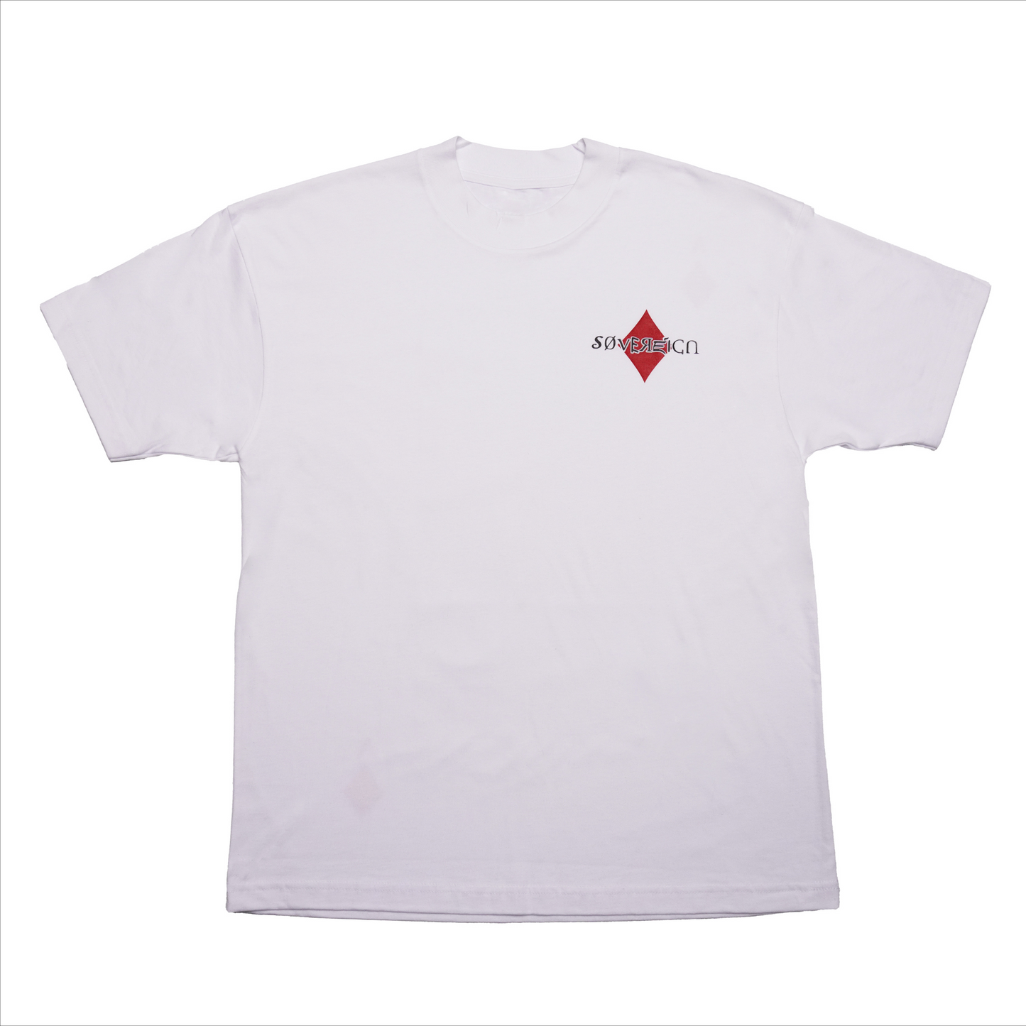 Ace of Diamonds Card T-Shirt (White)